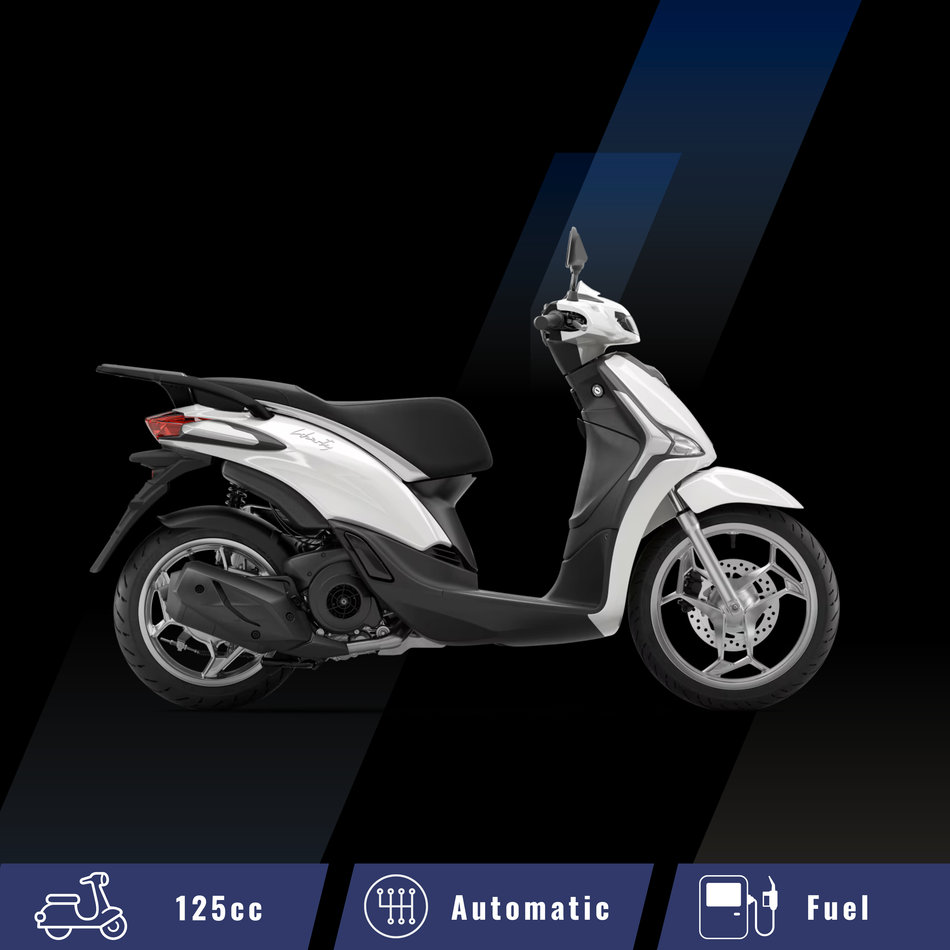 Liberty Piaggio 125 white or similar
